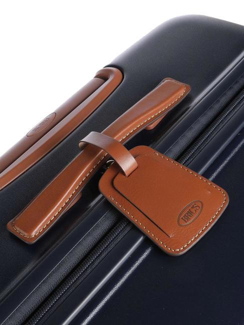 BELLAGIO Cărucior mare extensibil Albastru / Piele - Trolere rigide