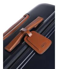 BRIC’S BELLAGIO Cărucior mare extensibil Albastru / Piele - Trolere rigide - 4