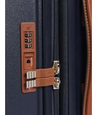 BRIC’S BELLAGIO Cărucior mare extensibil Albastru / Piele - Trolere rigide - 5