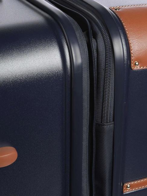 BELLAGIO Cărucior mare extensibil Albastru / Piele - Trolere rigide