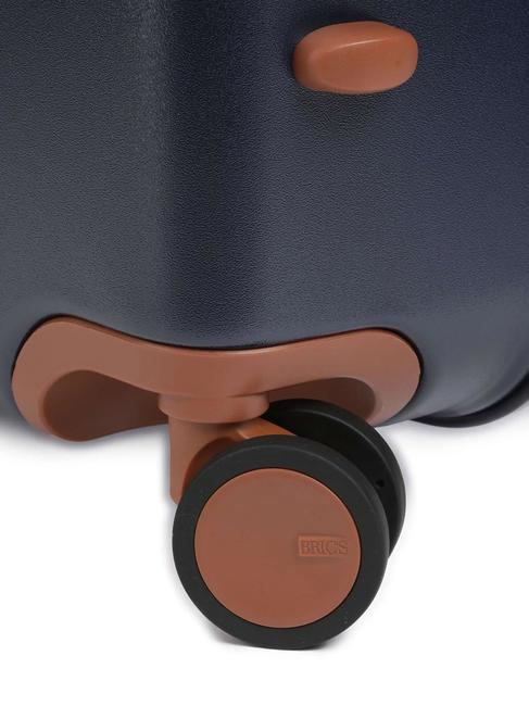 BELLAGIO Cărucior mare extensibil Albastru / Piele - Trolere rigide