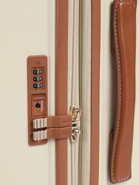 BELLAGIO Cărucior mare extensibil CREMĂ - Trolere rigide