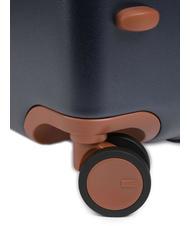 BRIC’S BELLAGIO Cărucior extensibil mediu-mare Albastru / Piele - Trolere rigide - 7