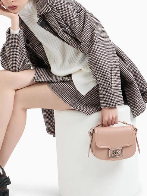 A|X BUCKLE Geantă mini rotundă cu curea de umăr punch cu lapte - Genți femei