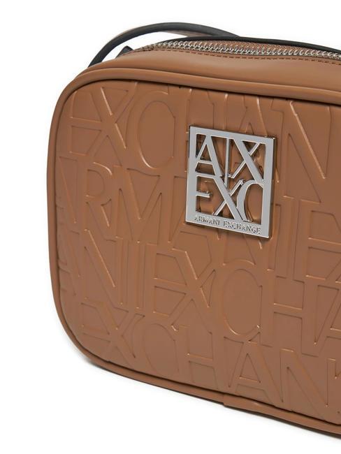 LOGO EMBOSSED Mini geantă de umăr pisco întunecat - Genți femei