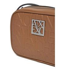 ARMANI EXCHANGE LOGO EMBOSSED Mini geantă de umăr pisco întunecat - Genți femei - 3
