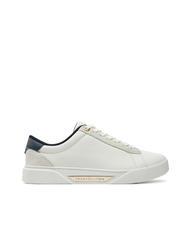 TOMMY HILFIGER CHIC COURT Tenisi din piele ecru - Pantofi femei - 2