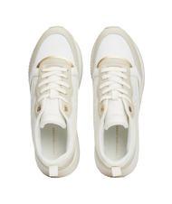 TOMMY HILFIGER MONOGRAM RUNNER Adidași fildeș/gri fantomă/negru - Pantofi femei - 4