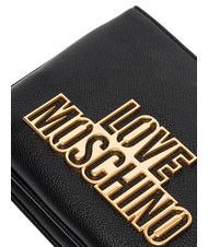 LOVE MOSCHINO METALLIC LOGO Geanta de umar negru - Genți femei - 3