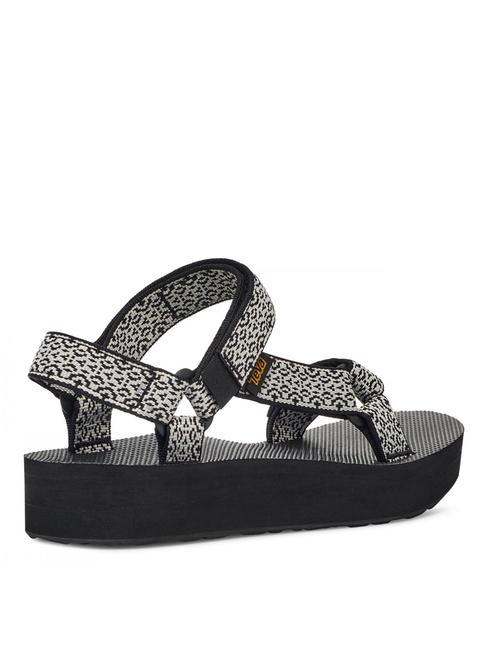MIDFORM UNIVERSAL  Sandale boho alb/negru - Pantofi femei