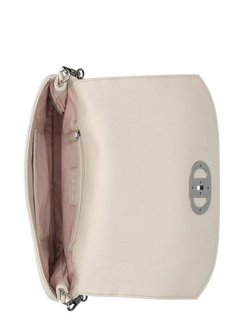 INDIS  Geanta cu bareta de umar şampanie adevărată - Genți femei