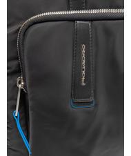 PIQUADRO RYAN Shopper PC de 14 inchi, din material reciclat negru - Genți femei - 3