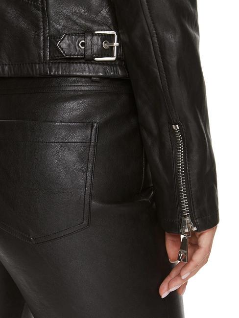 BIKER Geaca de piele jet black multi - Jachete pentru femei