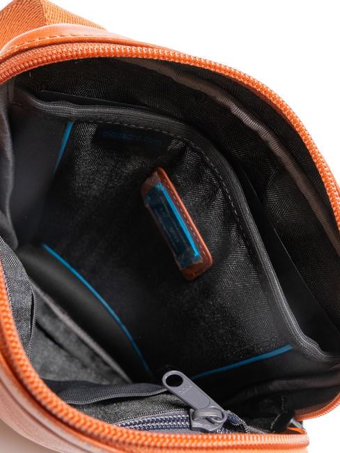 CAMPIONARIO - X18 Geanta mare din piele portocaliu2 - Genți de umăr bărbați