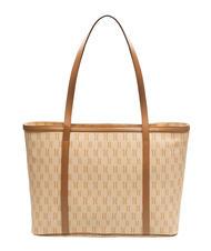 ALVIERO MARTINI PRIMA CLASSE MONOGRAM Geanta de cumparaturi cu imprimeu logo cremă - Genți femei - 3