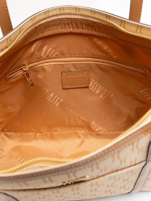 MONOGRAM Geanta de cumparaturi cu imprimeu logo cremă - Genți femei