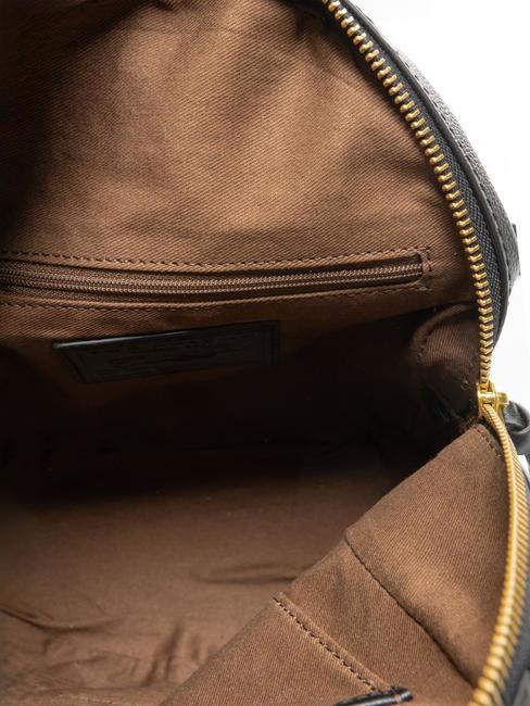 DOMITILLA Rucsac din piele Negru de aur - Genți femei