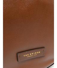 THE BRIDGE DOMITILLA  Shopper pe umar, din piele BROWN - Genți femei - 3