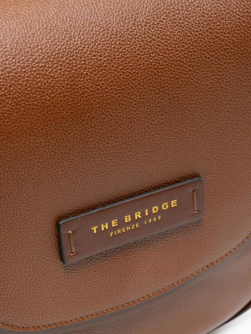 DOMITILLA Geanta de umar, din piele BROWN - Genți femei