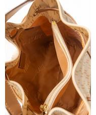 ALVIERO MARTINI PRIMA CLASSE MONOGRAM Găleată cu curea de umăr cremă - Genți femei - 4