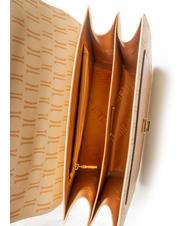 ALVIERO MARTINI PRIMA CLASSE MONOGRAM  Dosar de mână, cu curea de umăr cremă - Genți femei - 5