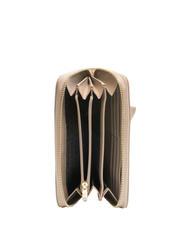 ARMANI EXCHANGE A|X METALLIC LOGO Fermoar mare în jurul portofelului - Portofele femei