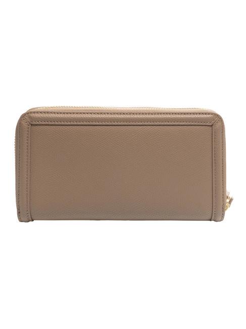 A|X METALLIC LOGO Fermoar mare în jurul portofelului pisco întunecat - Portofele femei