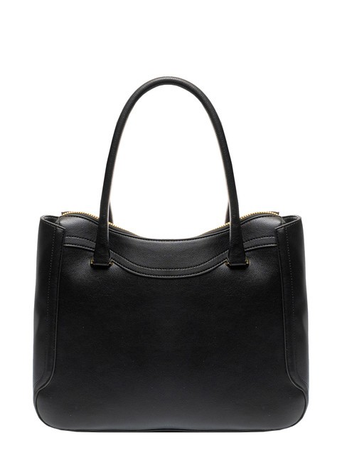 ZIPPER Geanta de mana cu curea de umar negru - Genți femei