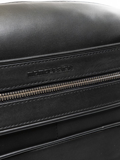 BICOLOR Rucsac din piele pentru laptop de 15,6". negru/negru - Rucsacuri pentru laptop