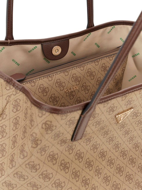 ECO VICTTORIA Geanta de umar logo latte / maro - Genți femei