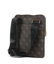 GUESS VEZZOLA Smart Geantă plată maro/ocru - Genți de umăr bărbați - 2