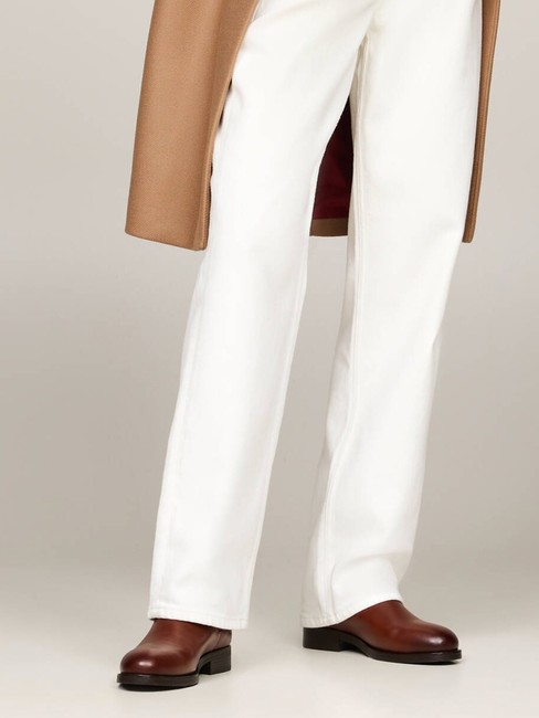 STUD LOW CHELSEA Botine din piele maro coniac - Pantofi femei