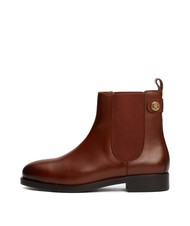 TOMMY HILFIGER STUD LOW CHELSEA Botine din piele maro coniac - Pantofi femei - 2