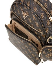 GUESS POWER PLAY 4G Rucsac de damă maro - Genți femei - 4