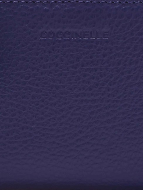 TASSEL Portofel din piele pietrișată albastru regal - Portofele femei
