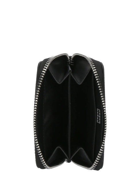 TOMMY JEANS ESS MUST  Fermoar în jurul portofelului negru peste tot - Portofele femei