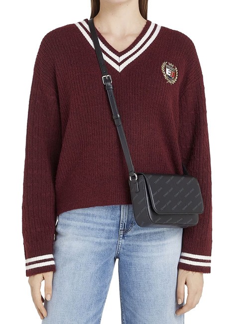 TOMMY JEANS ESS MUST  Mini geanta de umar negru - Genți femei