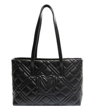 LOVE MOSCHINO QUILTED  Cumpărător pe umăr negru - Genți femei - 3