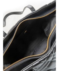 LOVE MOSCHINO QUILTED  Cumpărător pe umăr negru - Genți femei - 5
