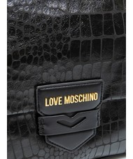 LOVE MOSCHINO CROCO Geanta de umar negru - Genți femei - 4