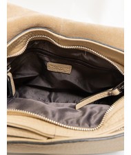 TOSCA BLU SIERRA Geanta din piele cu bareta de umar BEIGE - Genți femei - 5