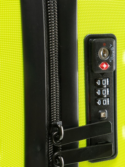 BOX Cărucior pentru bagaje de mână verde acid - Bagaje de mână