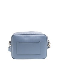 GIANNI CHIARINI LOGO PRINT Geanta dormitor din piele ciocanita ming albastru - Genți femei - 4