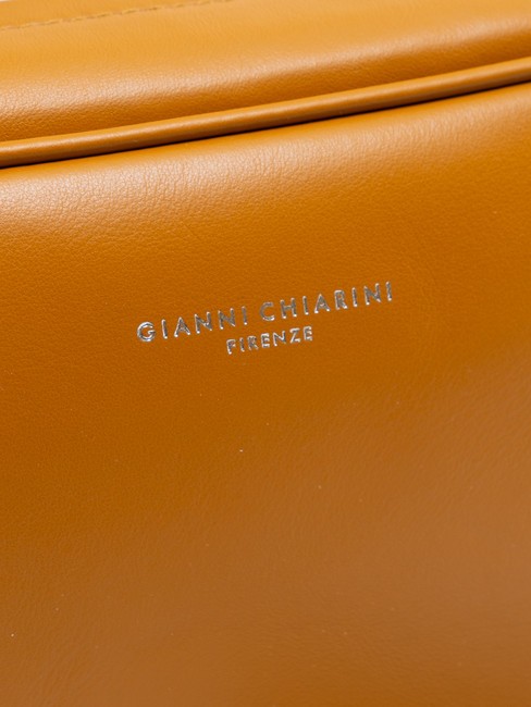 LOGO PRINT Geantă de dormitor din piele netedă bronza - Genți femei