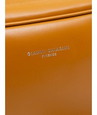GIANNI CHIARINI LOGO PRINT Geantă de dormitor din piele netedă bronza - Genți femei - 3
