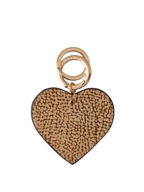 HEART Breloc inimă op / natu - Portchei