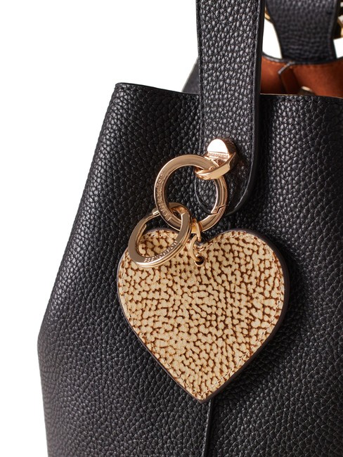 HEART Breloc inimă op / natu - Portchei