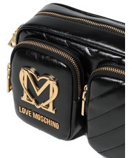 LOVE MOSCHINO CITY POCKETS Geantă de umăr matlasată negru - Genți femei - 3