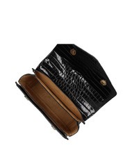 LOVE MOSCHINO CHAIN CROCO Geanta de umar imprimata negru - Genți femei - 6