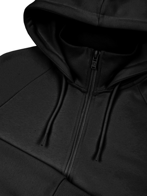 SPELL Hanorac cu gât înalt cu glugă negru - Hanorace pentru femei